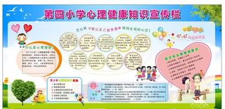 心里健康知识展板图片