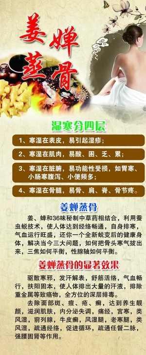 姜蝉蒸骨展架图片