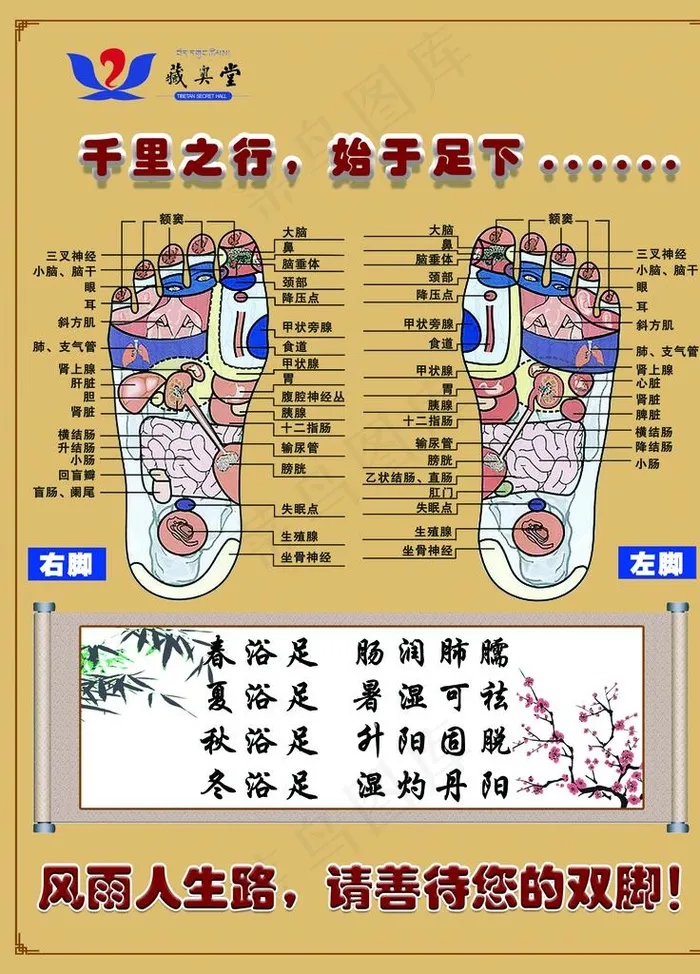 藏奥堂海报图片psd模版下载