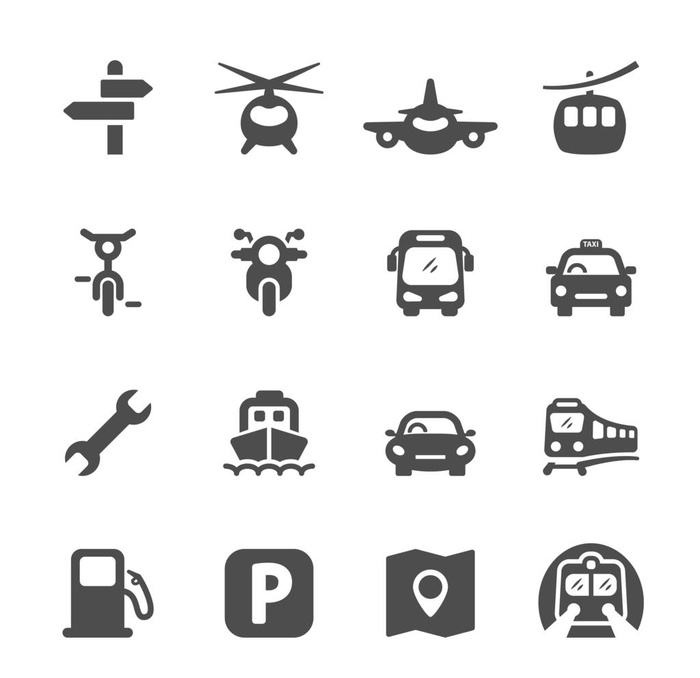 交通工具图标图片