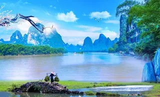桂林山水画图片