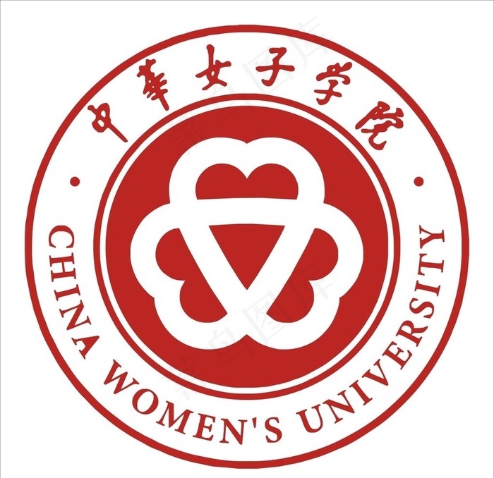 中华女子学院LOGO图片