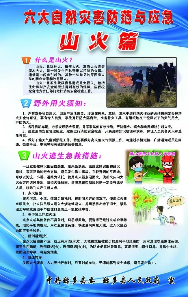 自然灾害宣传展板图片