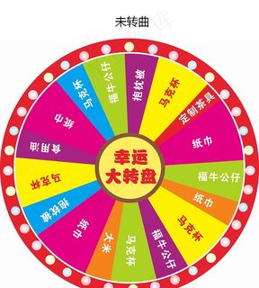 幸运大转盘图片