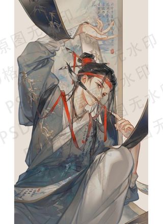 古风帅气画师图片