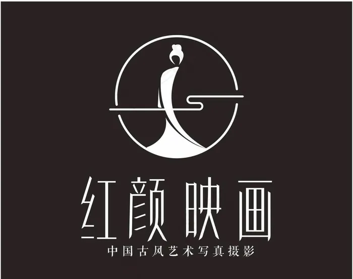 红颜映画门头LOGO字图片cdr矢量模版下载