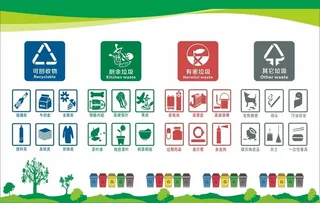垃圾分类海报图片