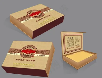 酒包装 (平面图)图片