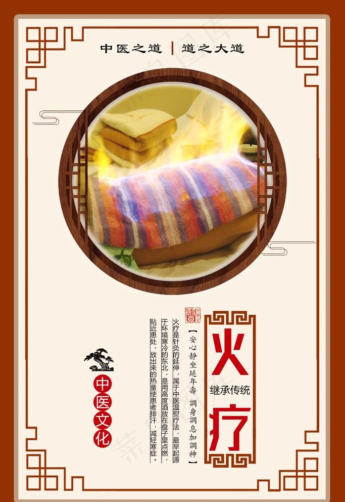 火疗疗法 传统中医疗法图片(1772x2658)psd模版下载