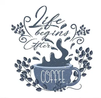 咖啡艺术字图片