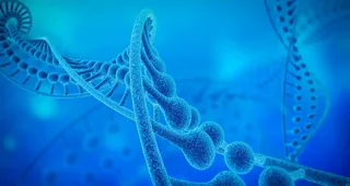 DNA基因链条背景图片