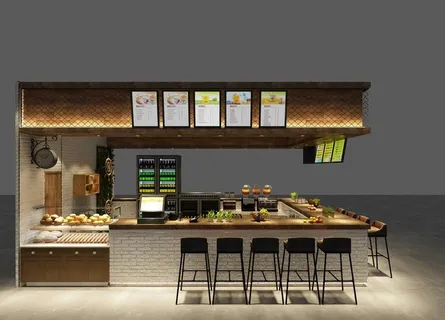 奶茶店效果图图片 奶茶店效果图图片