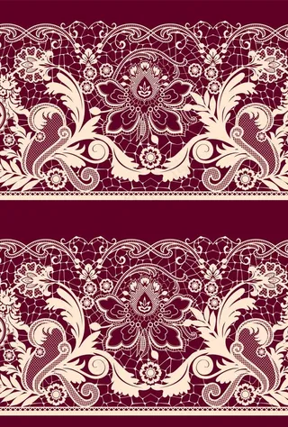 蕾丝花纹花边设计图片