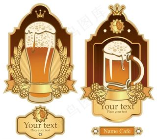 麦穗啤酒标签图片