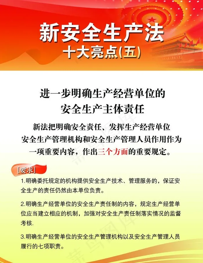 新安全生产法图片psd模版下载