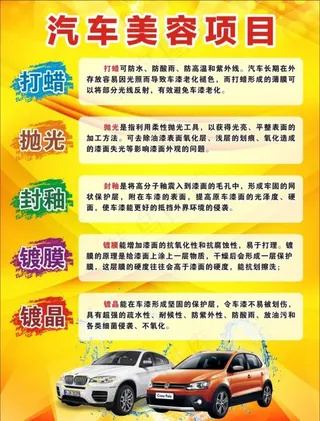汽车美容项目图片