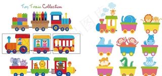 卡通小火车图片