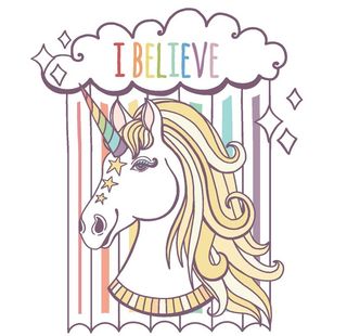 独角兽创意插画图片