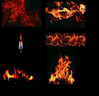 各种火焰造型图片