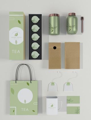 茶叶包装样机图片