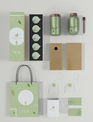 茶叶包装样机图片