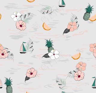 植物水果印花图案图片