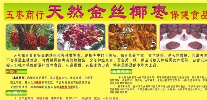天然金丝椰枣图片cdr矢量模版下载