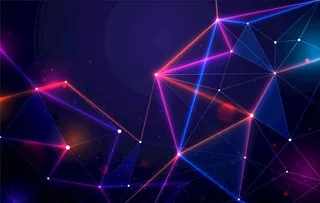 抽象现实技术粒子背景图片