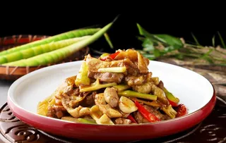 鲜笋炒肉图片