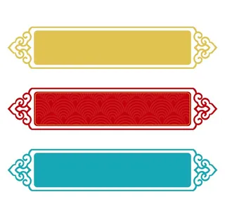 国潮标题框图片