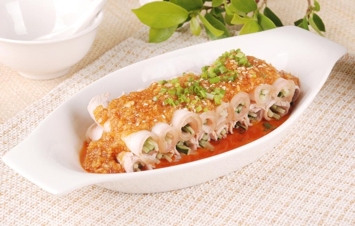 蒜泥白肉图片
