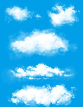 云朵素材天空云彩背景装饰图案图片