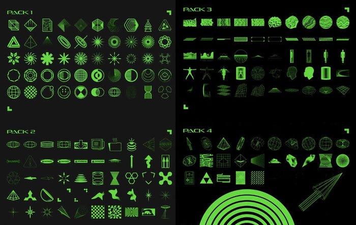 图标几何线条抽象图片