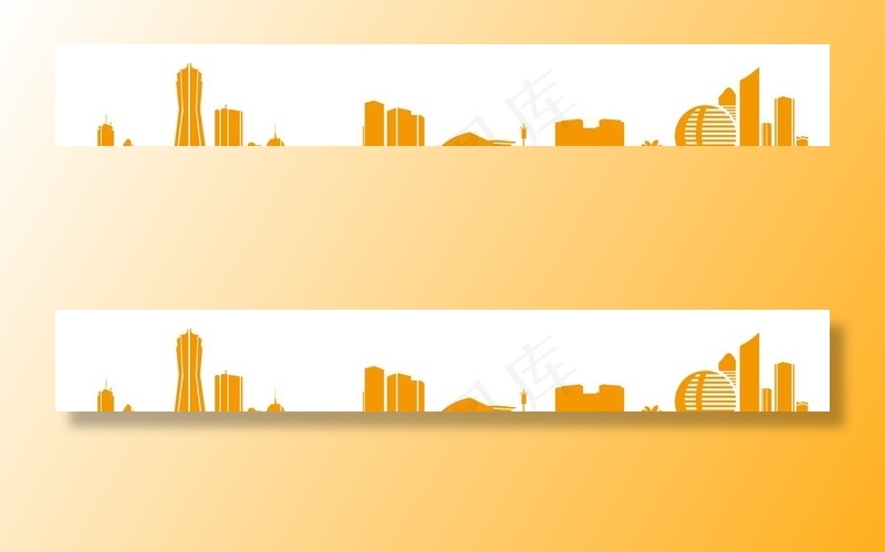 杭州城市剪影图片