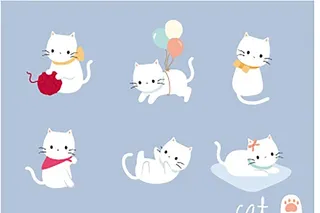 卡通猫图案图片