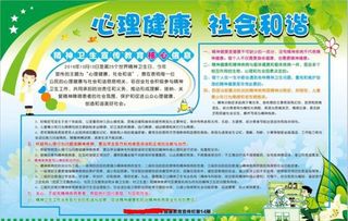 心理健康宣传栏图片