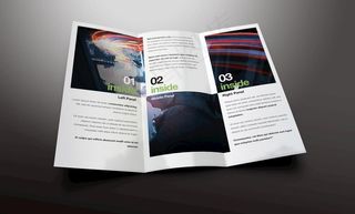 三折页样机图片