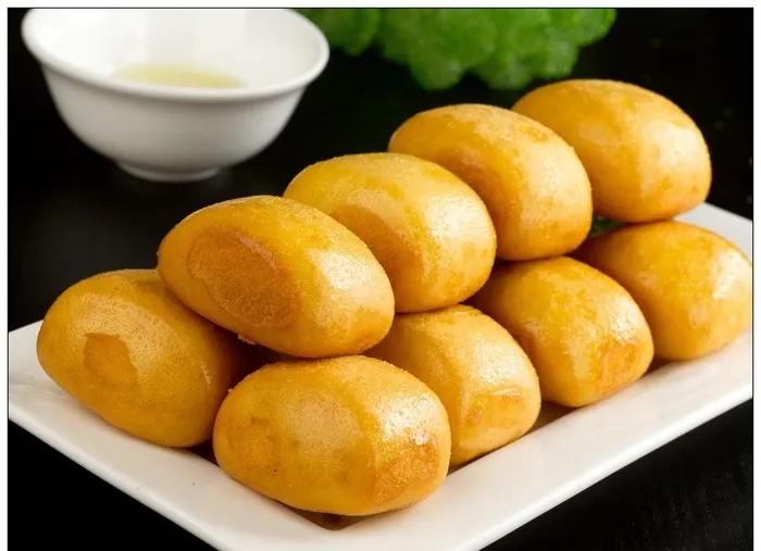 炸馒头图片