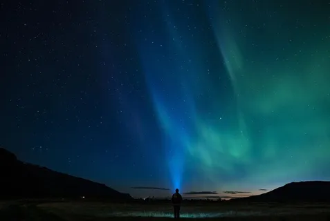 极光景色 极光背景图片 极光景色 极光背景图片