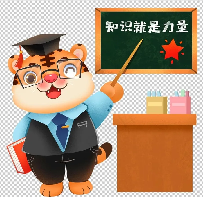 博士虎图片(2000x2000)psd模版下载