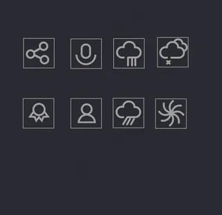 电子类线框图标图片