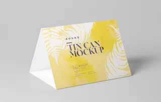 席位卡样机图片