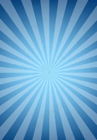 蓝色卡通放射背景图片