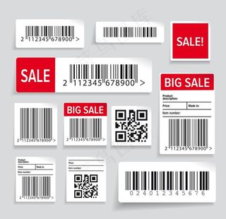 二维码标签图片