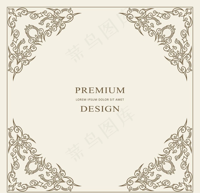 欧式花纹边框图片