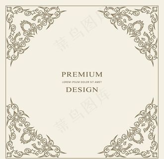 欧式花纹边框图片