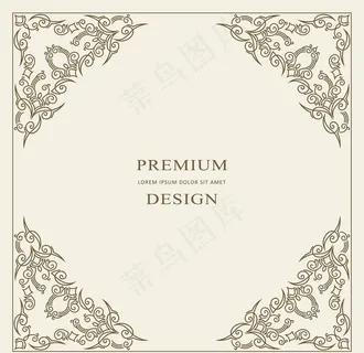 欧式花纹边框图片