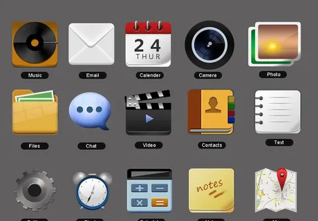 一组UI图标图片