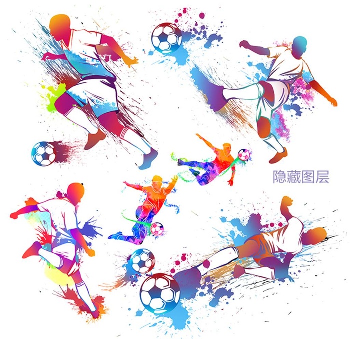 足球员素材图片