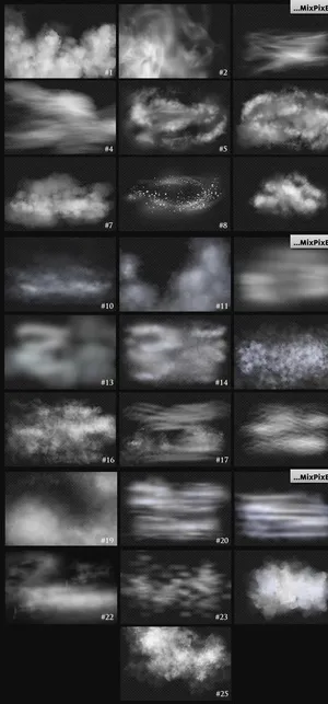 雾 psd ai 素材参考图图片